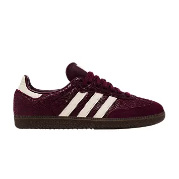 adidas Women's Samba OG Maroon Cream White Gold - 1