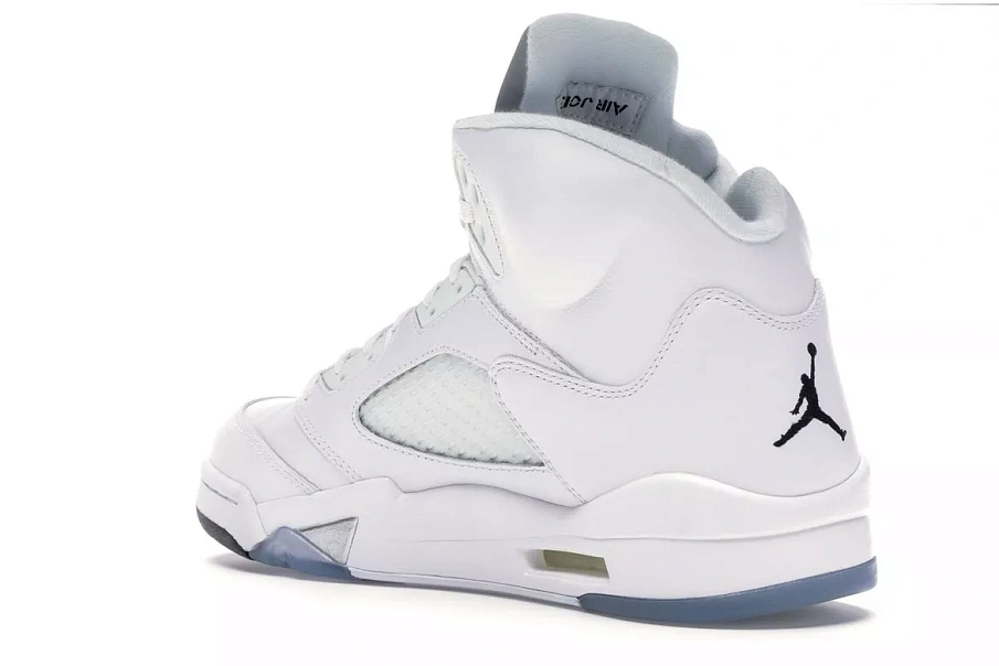 Фото № 6 с приближением к товару «‎Jordan 5 Retro Metallic White (2015)»