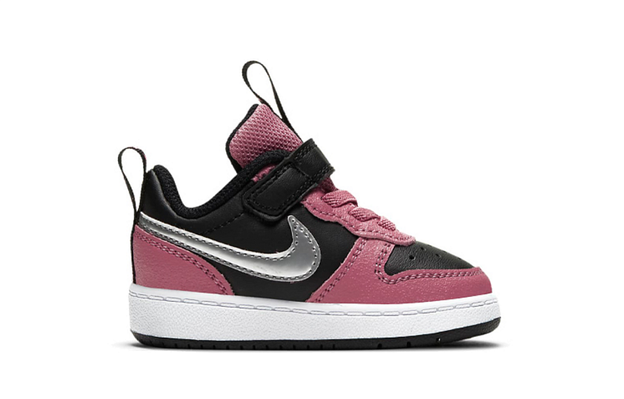 Фото № 2 с приближением к товару «‎(TD) Nike Court Borough Low 2 SE PinkBlackSilver»