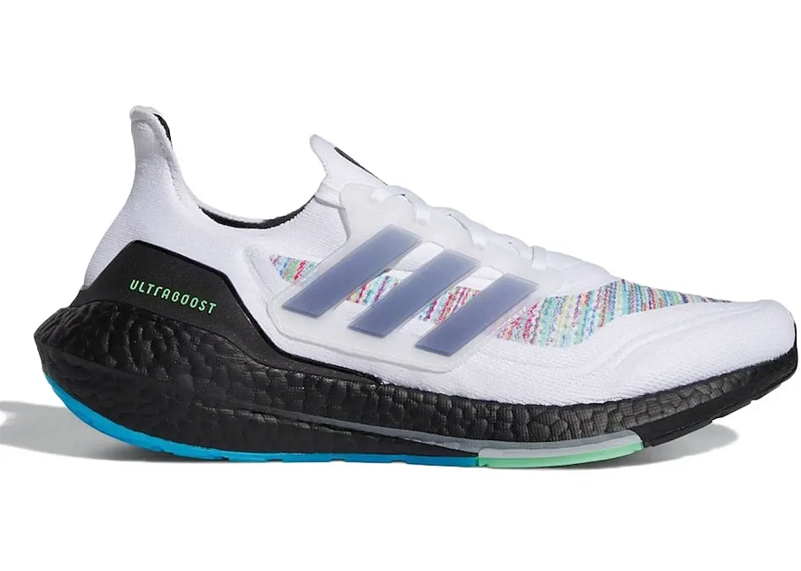 Фото № 1 с приближением к товару «‎adidas Ultra Boost 21 White Multicolor»