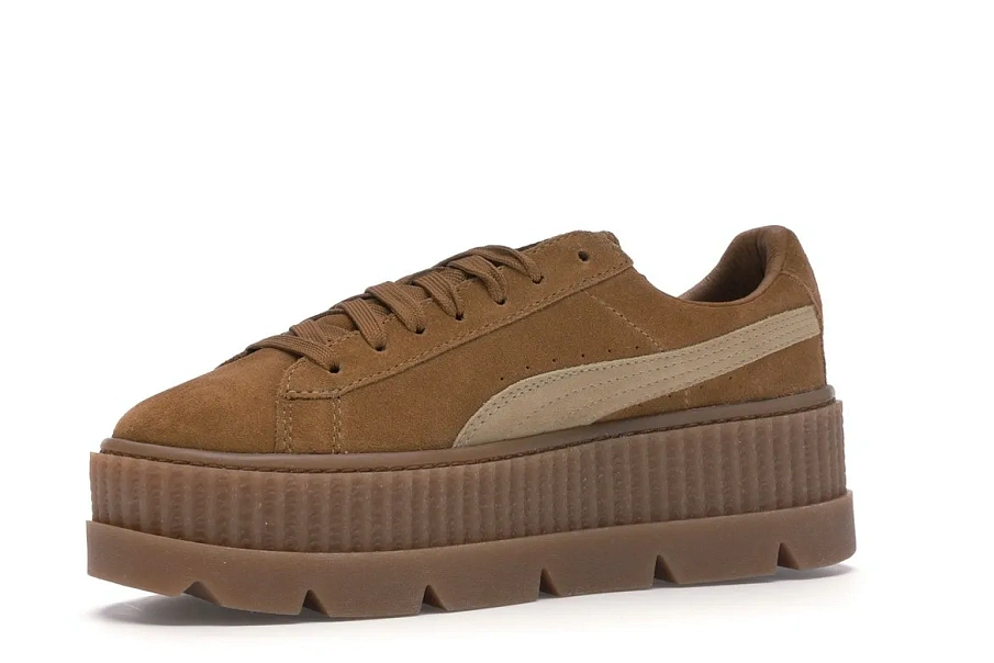 Фото № 2 с приближением к товару «‎Puma Cleated Creeper Rihanna Fenty Golden Brown »