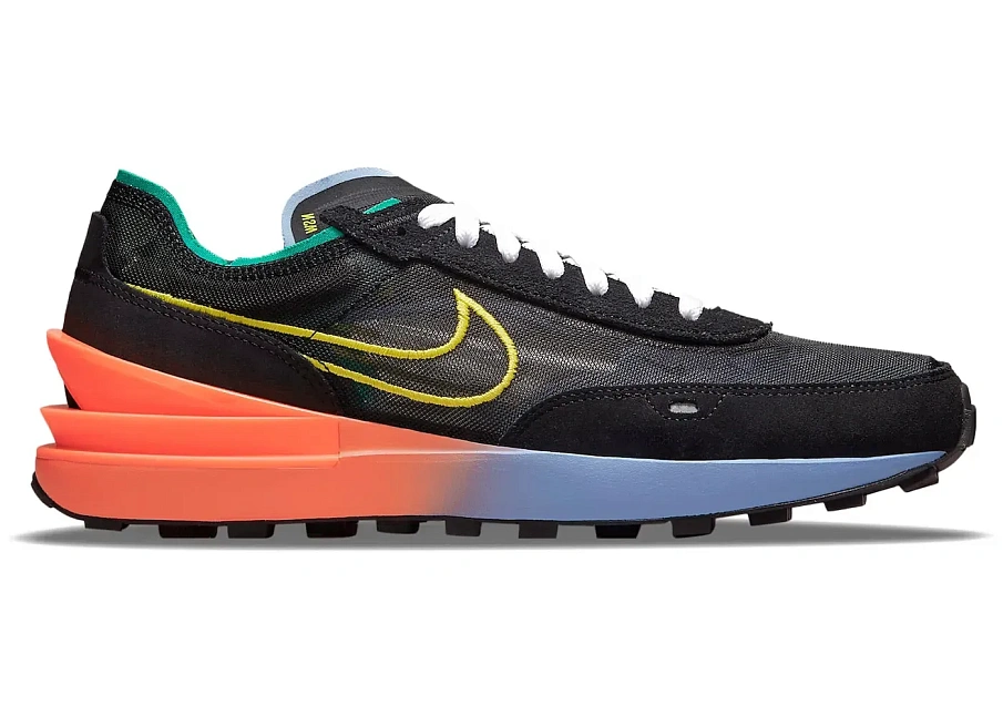 Фото № 1 с приближением к товару «‎Nike Waffle One Black Hyper Crimson»