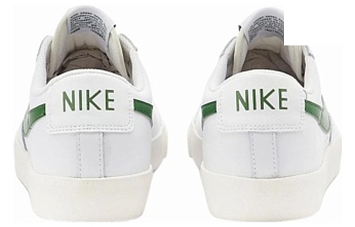 Nike Blazer Low Leather White Forest Green - 4