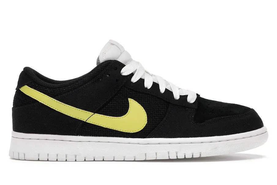 Фото № 1 с приближением к товару «‎Nike Dunk Low Black Electrolime White»