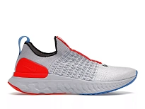 Фото № 1 с приближением к товару «‎Nike React Phantom Run Flyknit 2 Football Grey Bright Crimson »