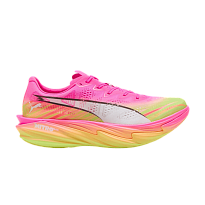 Фото № 1 с приближением к товару «‎Puma Deviate Nitro Elite 4 Poison Pink Yellow Alert Bright Aqua»