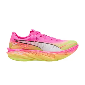 Puma Deviate Nitro Elite 4 Poison Pink Yellow Alert Bright Aqua - 1