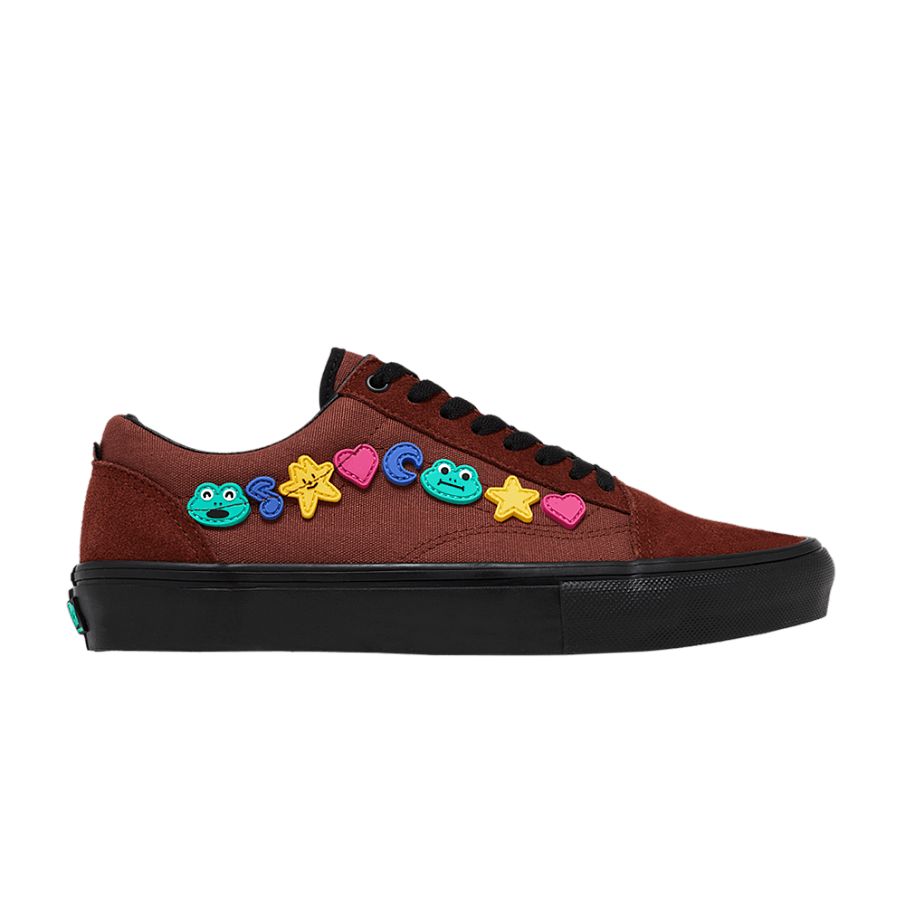 Фото № 1 с приближением к товару «‎Frog Skateboards x Vans Skate Old Skool Brown»