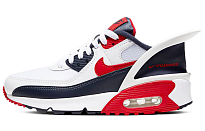 Фото № 1 с приближением к товару «‎Nike Air Max 90 FlyEase (GS) BlackWhiteRed»