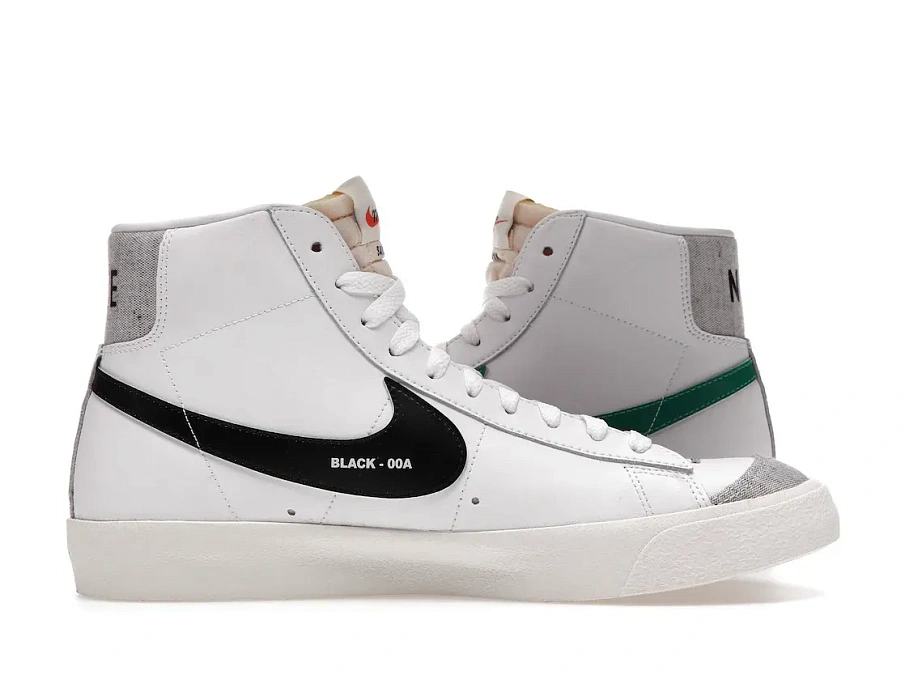 Фото № 3 с приближением к товару «‎Nike Blazer Mid 77 Color Code White »