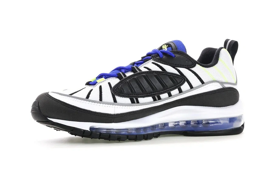 Фото № 3 с приближением к товару «‎Nike Air Max 98 White Black Racer Blue»