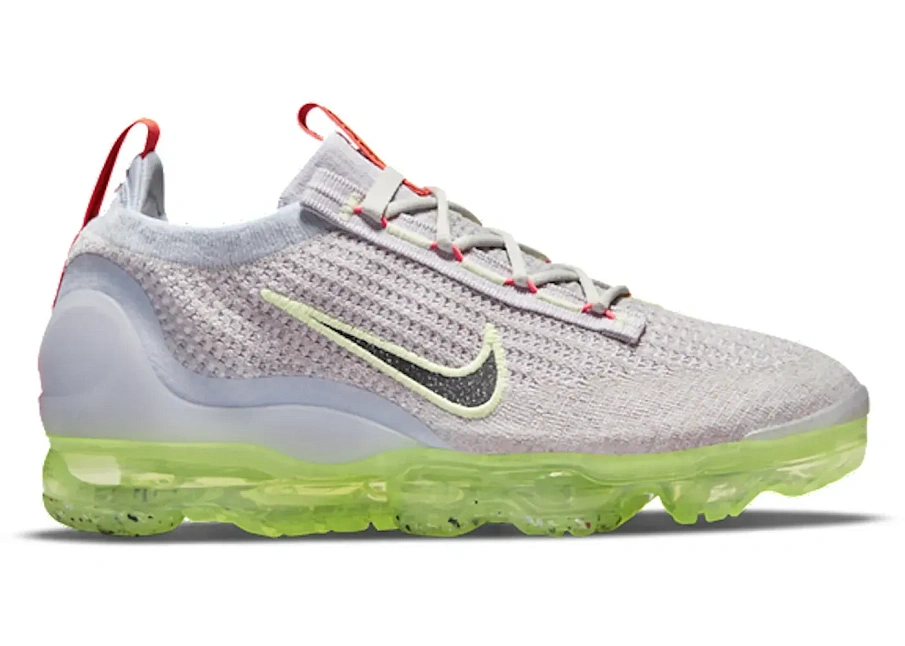 Фото № 1 с приближением к товару «‎Nike Air VaporMax 2021 FK Light Bone Lime Ice »