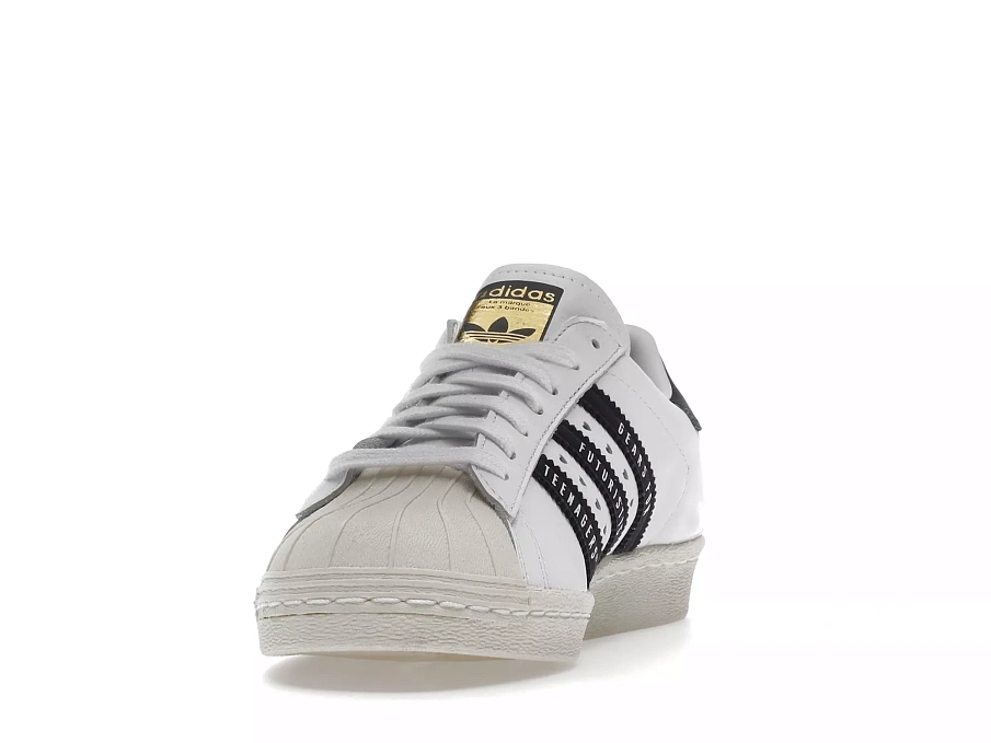 Фото № 4 с приближением к товару «‎adidas Superstar Human Made White Black»