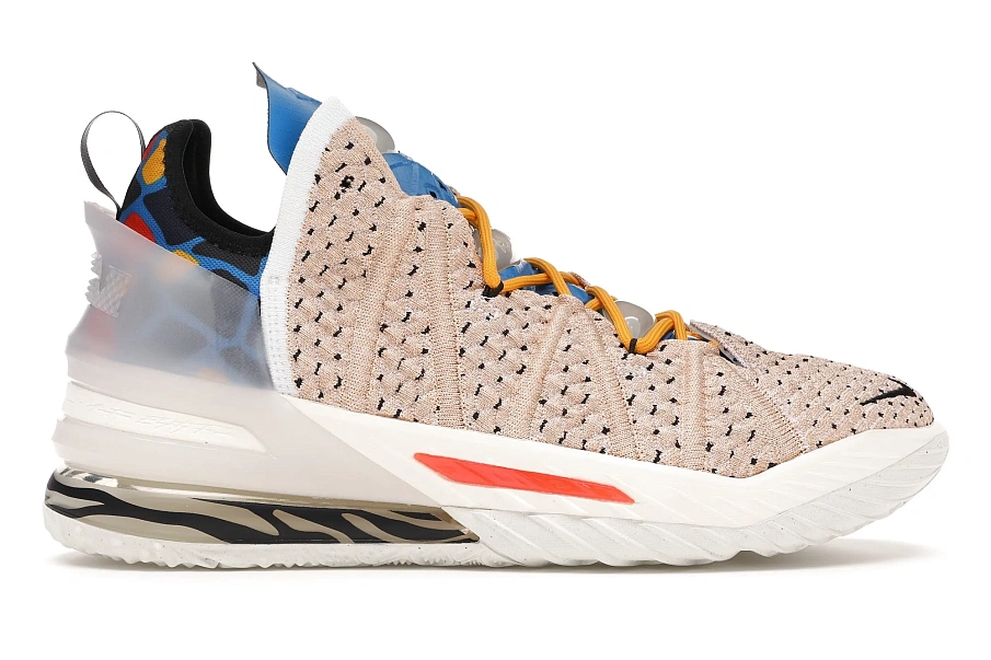 Фото № 1 с приближением к товару «‎Nike LeBron 18 Multi Animal Print»