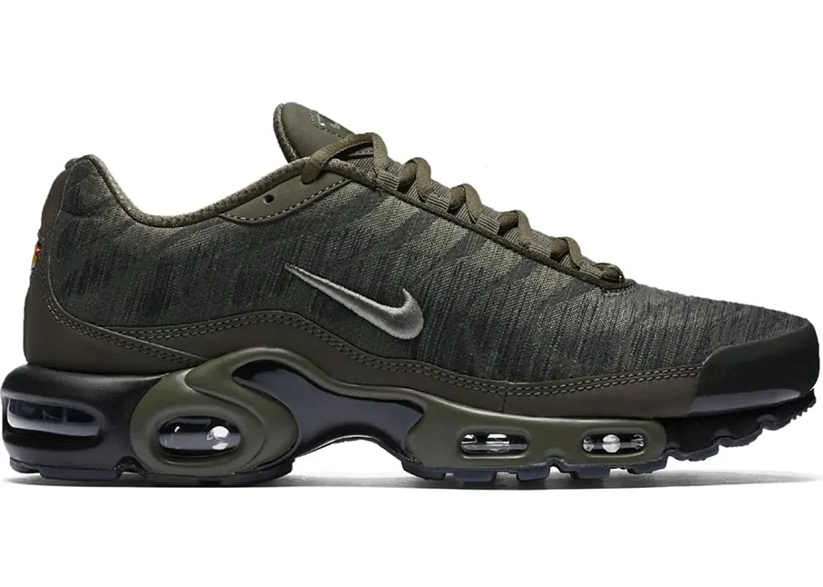 Фото № 1 с приближением к товару «‎Nike Air Max Plus Jacquard Cargo Khaki»