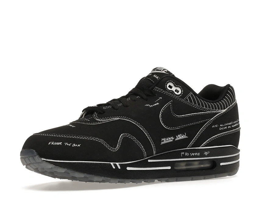 Фото № 2 с приближением к товару «‎Nike Air Max 1 Tinker Sketch to Shelf Black»