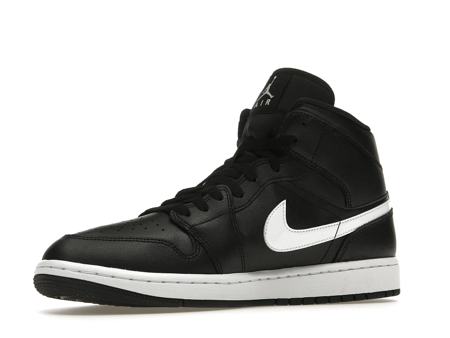Фото № 2 с приближением к товару «‎Jordan 1 Mid Black/White»