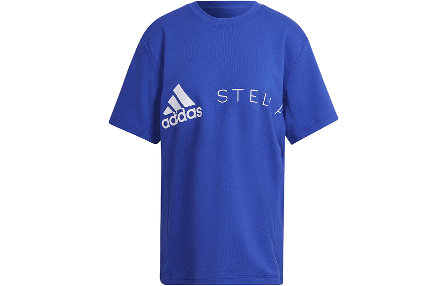 Фото № 1 с приближением к товару «‎adidas x Stella Mccartney Wmns Asmc Logo Tee Blue»