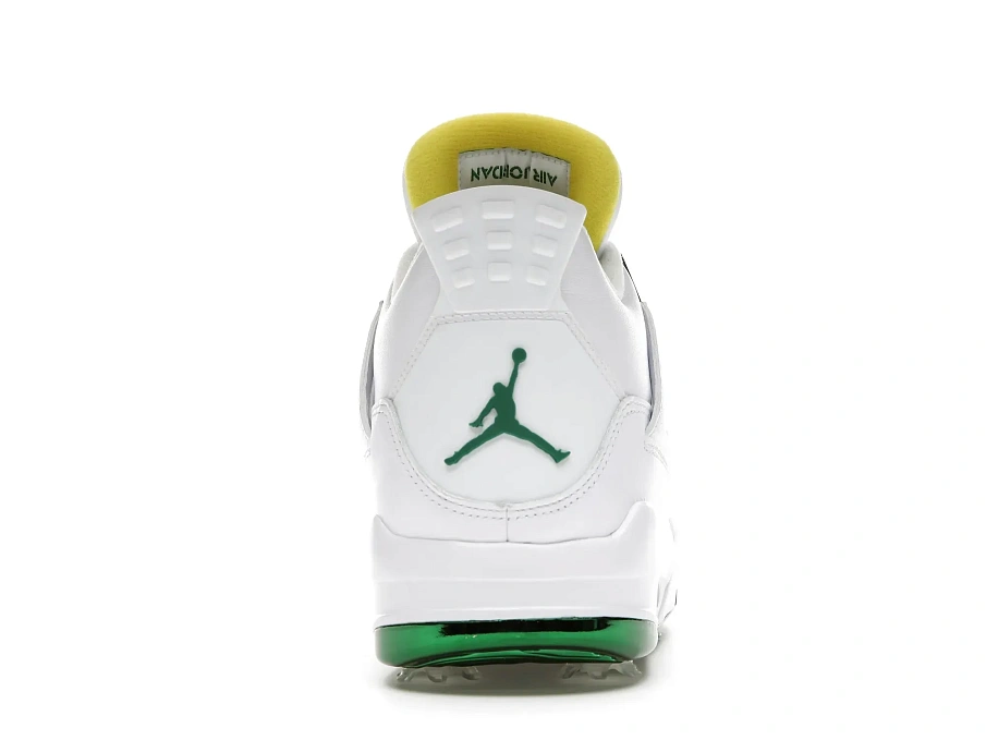 Фото № 4 с приближением к товару «‎Jordan 4 Retro Golf Metallic Green»