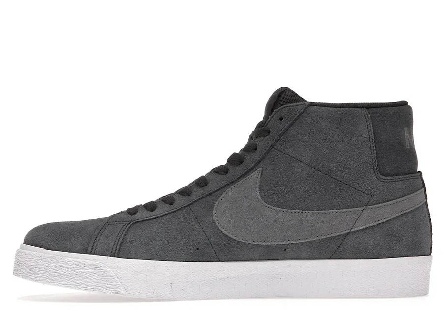 Фото № 3 с приближением к товару «‎Nike SB Zoom Blazer Mid Black Wolf Grey»