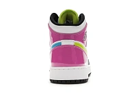 Фото № 4 с приближением к товару «‎Jordan 1 Mid White Black Cyber Pink »