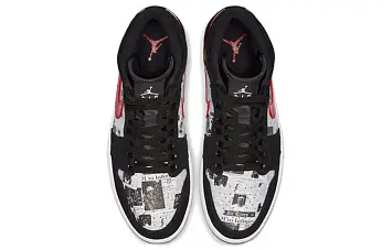 Air Jordan 1 Mid SE Newspaper 'Air Times' - 7