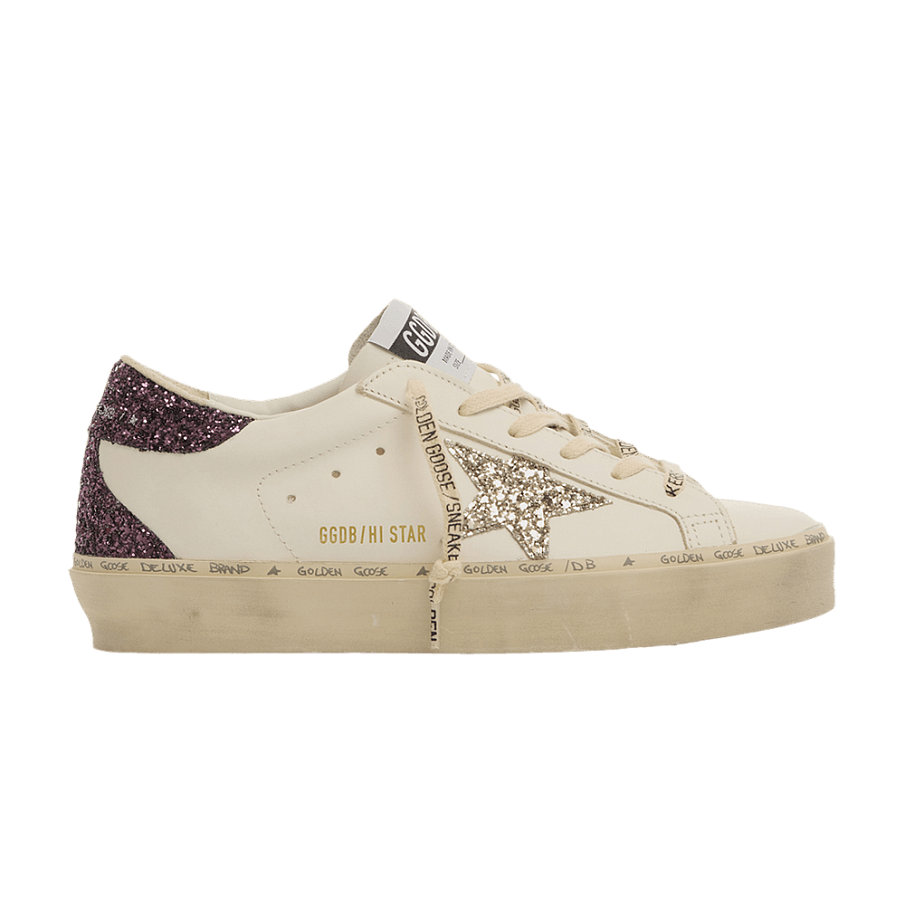 Фото № 1 с приближением к товару «‎Golden Goose Women's Hi Star White Cinder Cabernet»