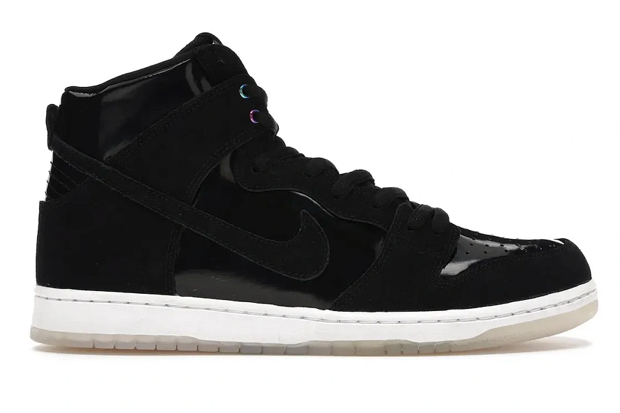 Фото № 1 с приближением к товару «‎Nike SB Zoom Dunk High Pro Black White Clear»