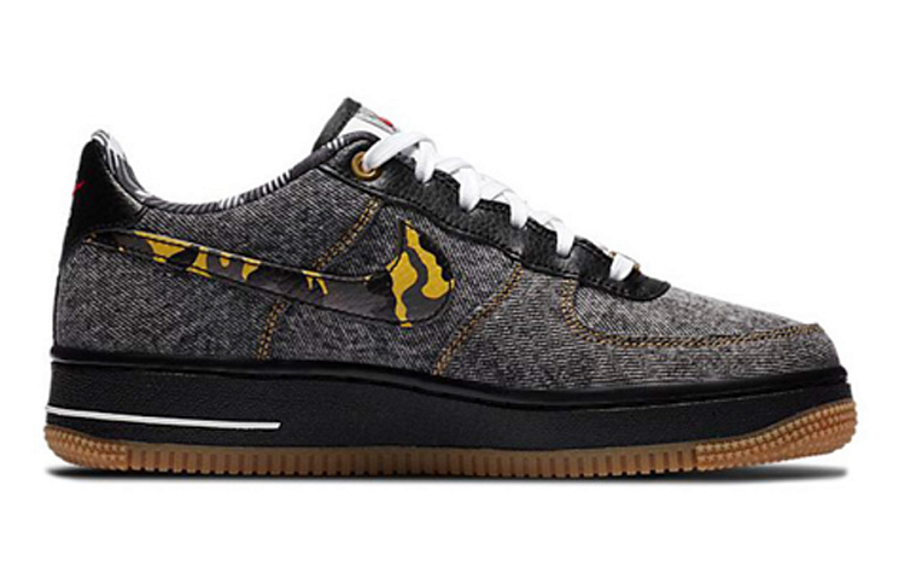 Фото № 2 с приближением к товару «‎Nike Air Force 1 LV8 GS 'Remix Black'»