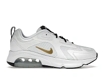Фото № 1 с приближением к товару «‎Nike Air Max 200 White Metallic Gold »