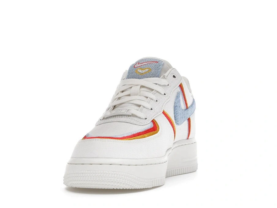Фото № 4 с приближением к товару «‎Nike Air Force 1 Low Sail Denim Swoosh »