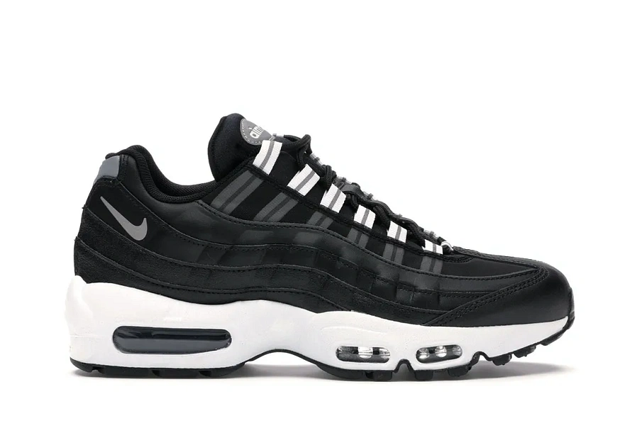 Фото № 1 с приближением к товару «‎Nike Air Max 95 Black Reflect Silver »