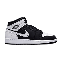 Фото № 1 с приближением к товару «‎Air Jordan 1 Mid GS Black Black White»
