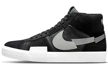 Nike SB Zoom Blazer mid Skate shoes blackgrey - 1