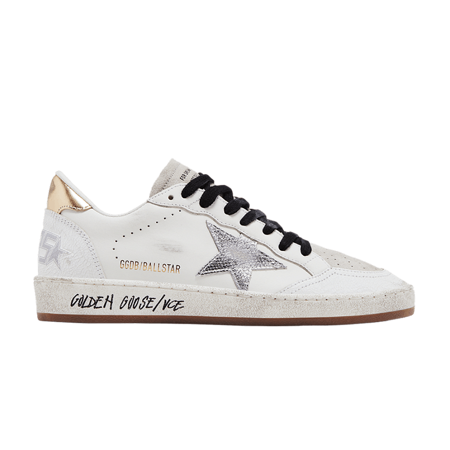 Фото № 1 с приближением к товару «‎Golden Goose Women's Ball Star White Silver Gold»