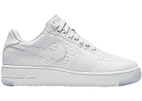 Фото № 1 с приближением к товару «‎Nike Air Force 1 Low Flyknit Triple White »