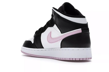Jordan 1 Mid White Black Light Arctic Pink  - 4