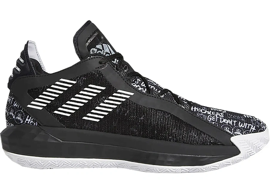 Фото № 1 с приближением к товару «‎adidas Dame 6 Core Black White»