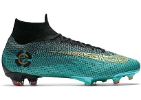 Фото № 1 с приближением к товару «‎Nike Mercurial Superfly VI Elite CR7 FG Black Clear Jade»