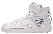 Фото № 1 с приближением к товару «‎Nike SF Air Force One Mid White (GS)»