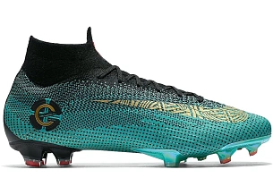Nike Mercurial Superfly VI Elite CR7 FG Black Clear Jade