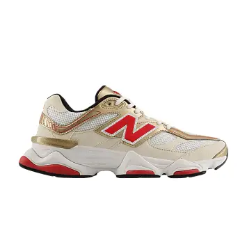 New Balance 9060 White Team Red Gold - 1
