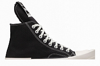 Фото № 3 с приближением к товару «‎Rick Owens x Converse TURBODRK Chuck 70 High Black»