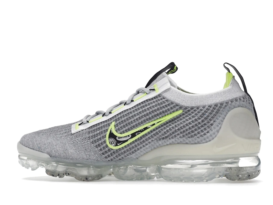 Фото № 5 с приближением к товару «‎Nike Air VaporMax 2021 FK Wolf Grey White Volt»