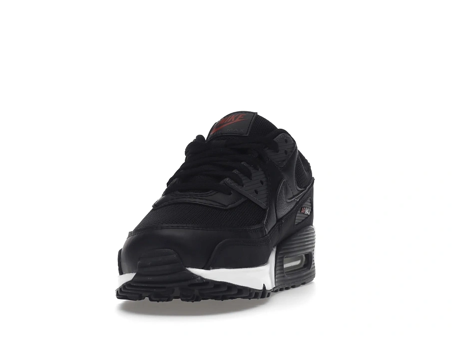 Фото № 4 с приближением к товару «‎Nike Air Max 90 Black University Red»