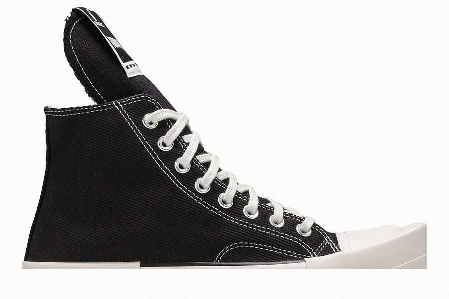 Фото № 3 с приближением к товару «‎Rick Owens x Converse TURBODRK Chuck 70 High Black»