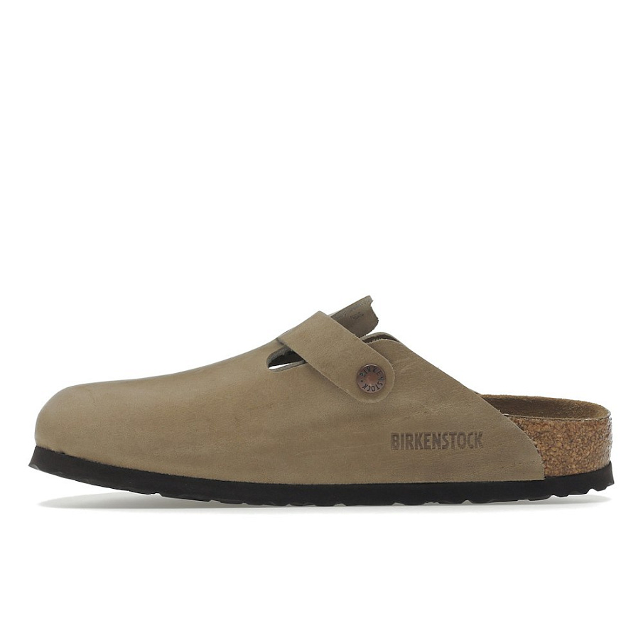 Фото № 3 с приближением к товару «‎Birkenstock Boston Soft Footbed Oiled Leather Tobacco Brown»