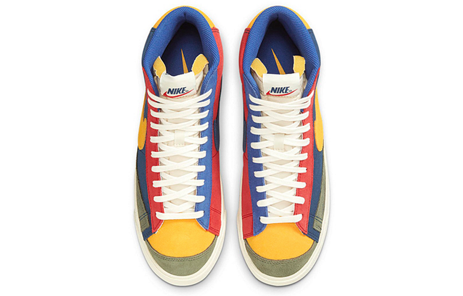 Фото № 4 с приближением к товару «‎Nike Blazer Mid '77 VNTG WE Suede RedBlueYellow»