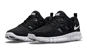 Nike Free Run 2 (GS) Sports Shoes BlackWhite - 3