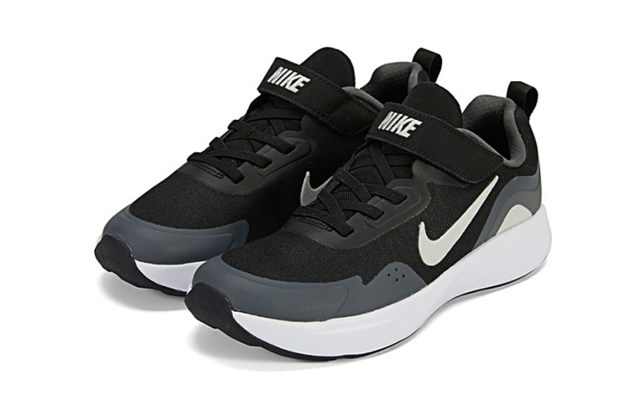 Фото № 3 с приближением к товару «‎(BP) Nike WearAllDay Sports Shoes BlackWhiteGrey»